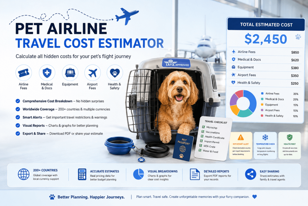 pet airline cost calculator