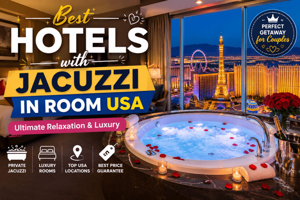 Best Hotels with Jacuzzi in Room USA – Luxury Spa Getaways