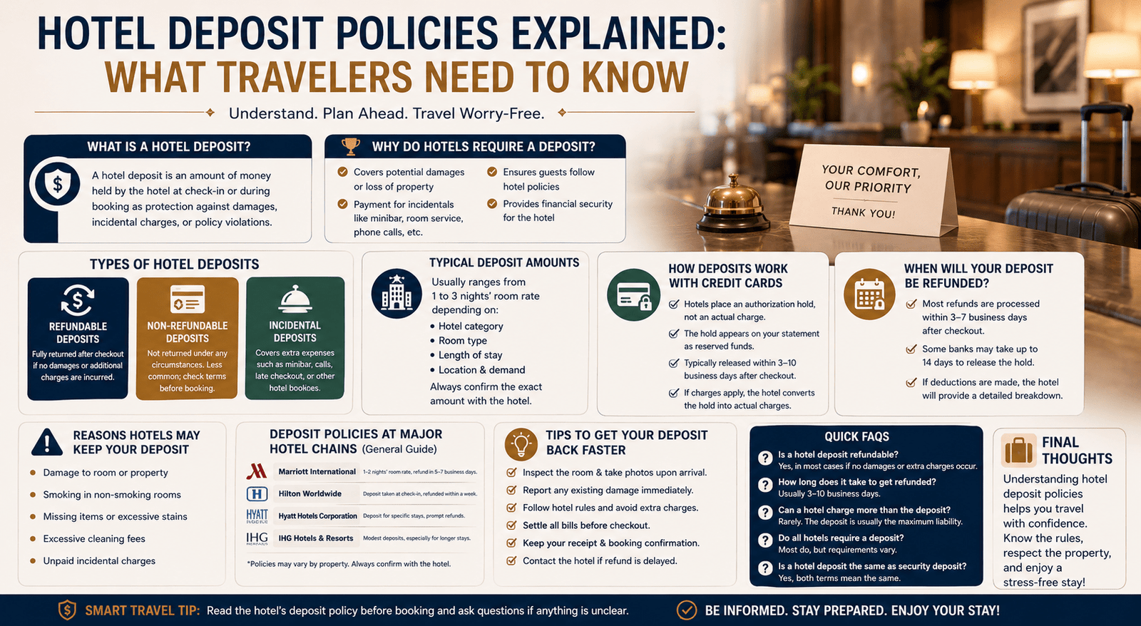 Hotel Deposit Policy